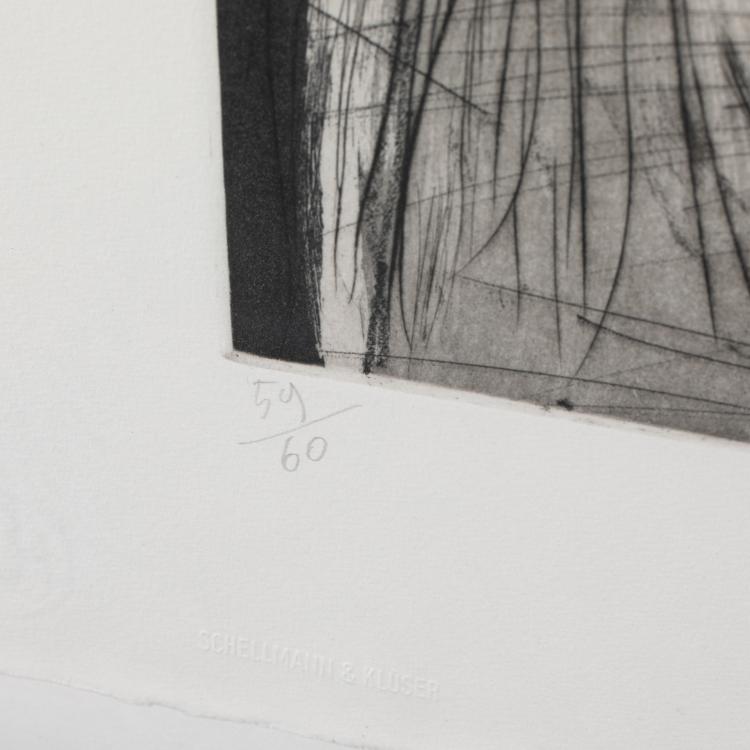 Bild 10 zu Objekt, 5 Bl&auml;tter aus dem Portfolio 'Ex-Giganti All'alba', 1982, Mimmo Paladino, Schellmann & Kl&uuml;ser, New York (Publ.), K-17 279