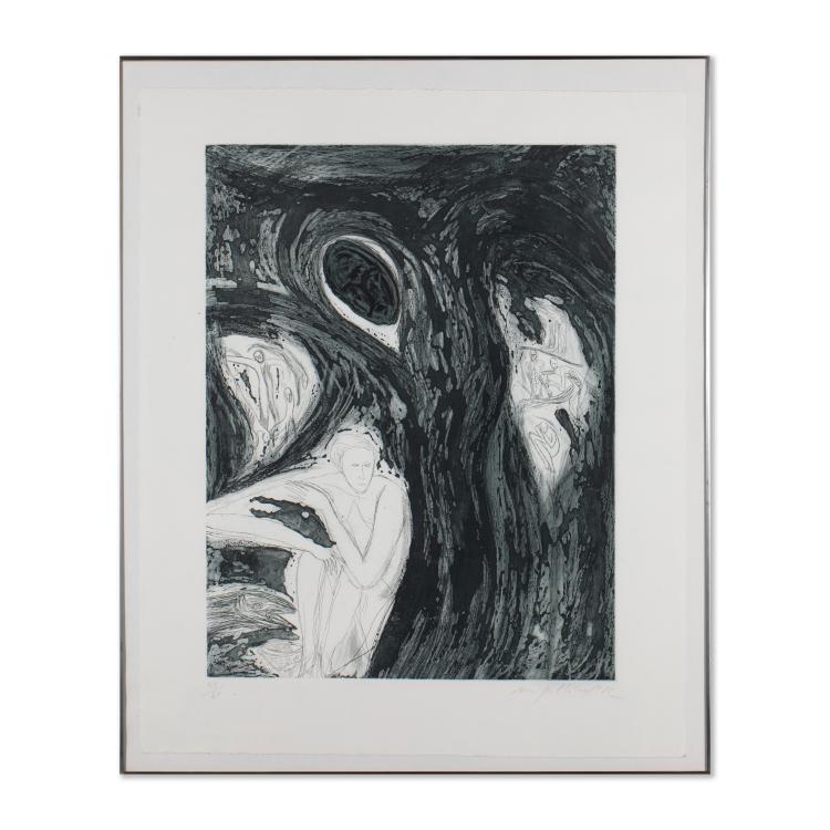 Bild 17 zu Objekt, 5 Bl&auml;tter aus dem Portfolio 'Ex-Giganti All'alba', 1982, Mimmo Paladino, Schellmann & Kl&uuml;ser, New York (Publ.), K-17 279