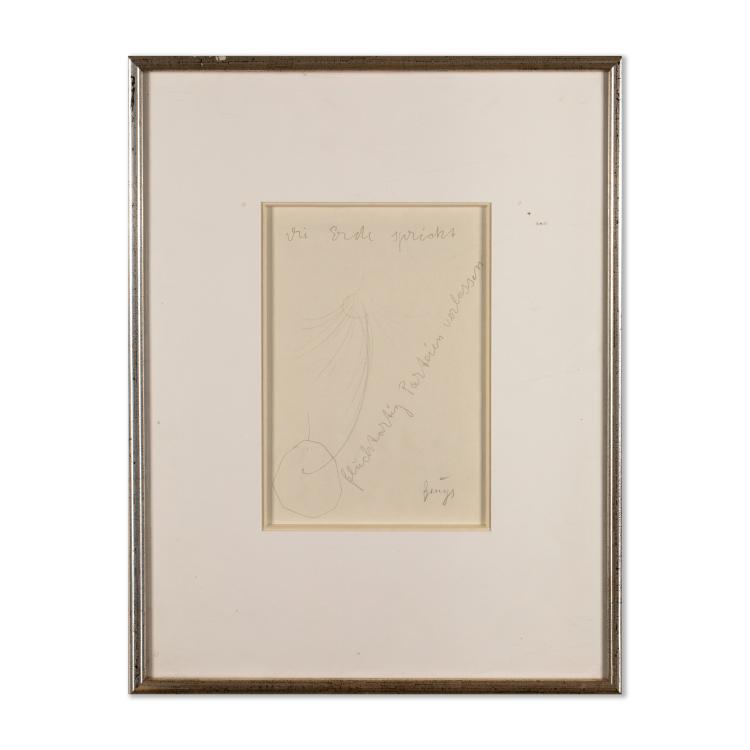 Bild 2 zu Objekt, 'Die Erde spricht - fluchtartig Parteien verlassen', 1970er Jahre, Joseph Beuys, K-17 315