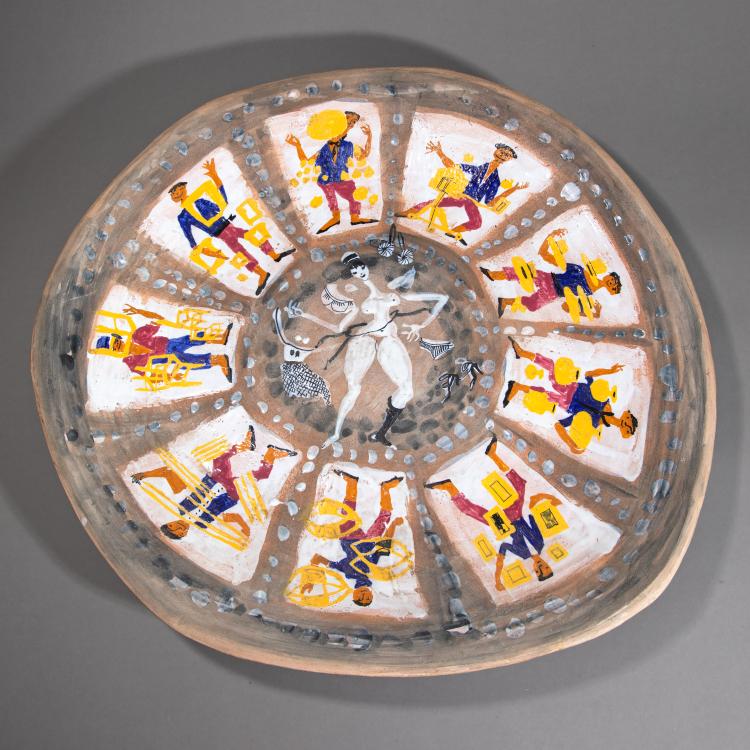 Hauptbild zu Objekt, Wandteller, 1959, Fulvio Bianconi, K-17 195