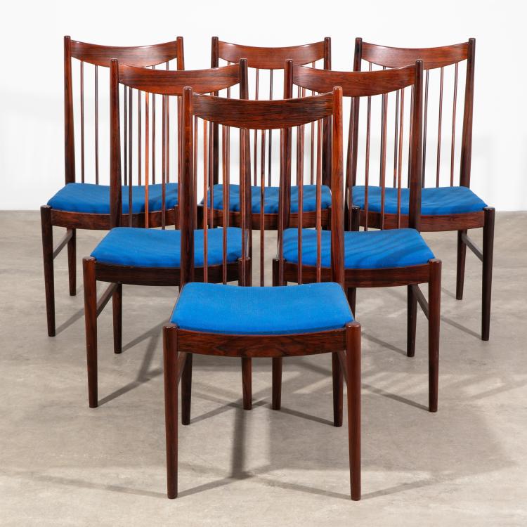 Hauptbild zu Objekt, 6 St&uuml;hle Modell 422, Arne Vodder, Sibast Furniture, K-17 479