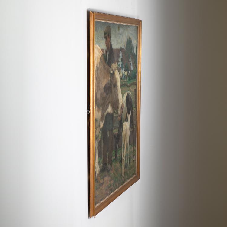 Bild 4 zu Objekt, Bauer mit seinem Vieh, 1917, Julius Paul Junghanns, K-17 108