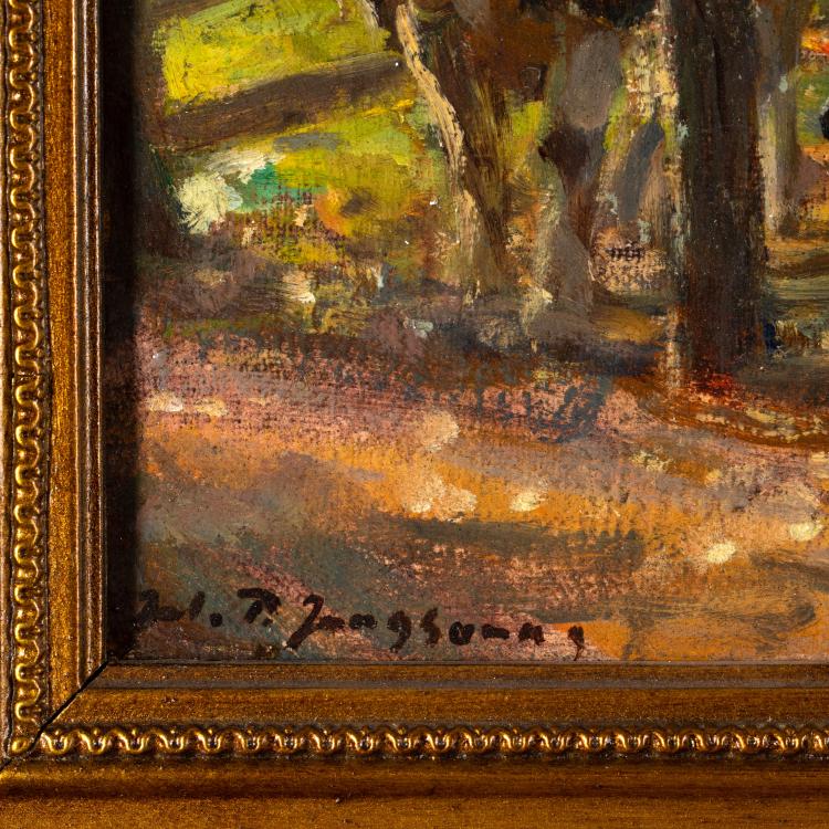 Bild 4 zu Objekt, Bauern auf dem Feldweg, circa 1910, Julius Paul Junghanns, K-17 105