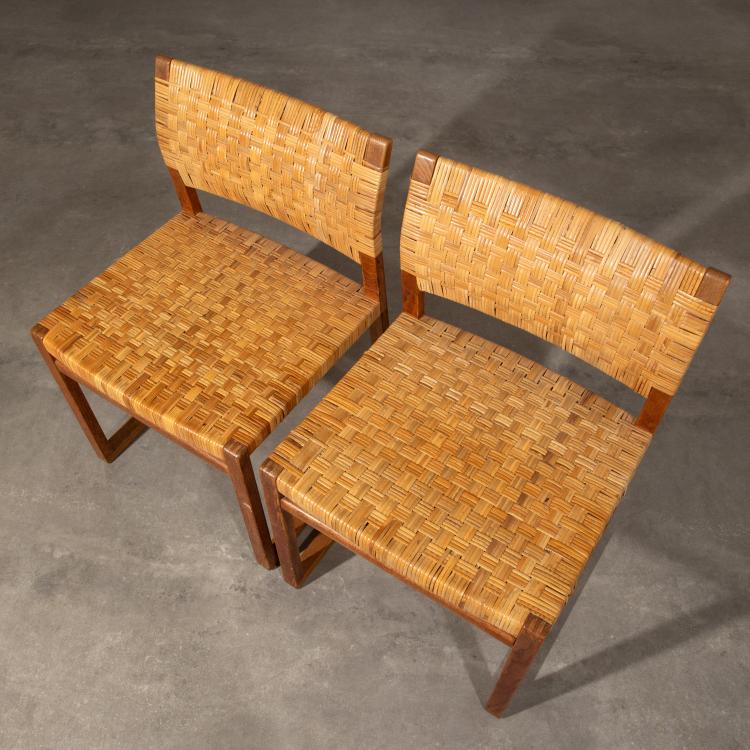 Bild 1 zu Objekt, 2 St&uuml;hle BM61, B&oslash;rge Mogensen, Federica Stolefabrik, K-17 468