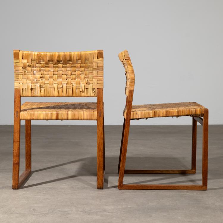 Bild 2 zu Objekt, 2 St&uuml;hle BM61, B&oslash;rge Mogensen, Federica Stolefabrik, K-17 468