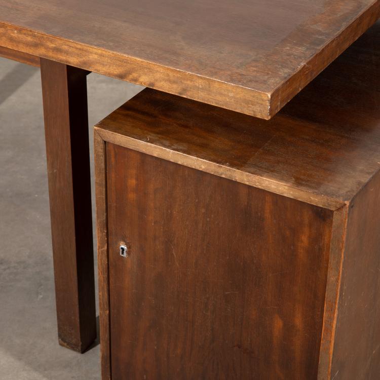 Bild 1 zu Objekt, Table/desk with 2 storage containers, Erich Dieckmann (attributed), Staatliche Bauhochschule Weimar, K-17 357