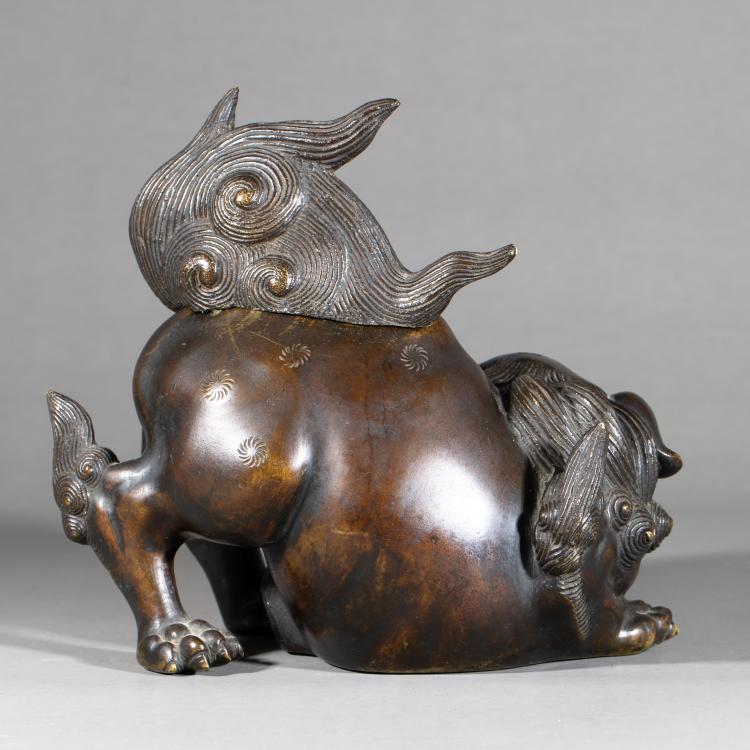 Bild 2 zu Objekt, Weihrauchbrenner in Form eines shishi, um 1900, K-17 7