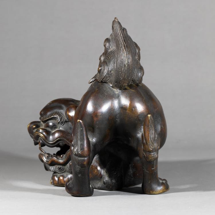Bild 3 zu Objekt, Weihrauchbrenner in Form eines shishi, um 1900, K-17 7