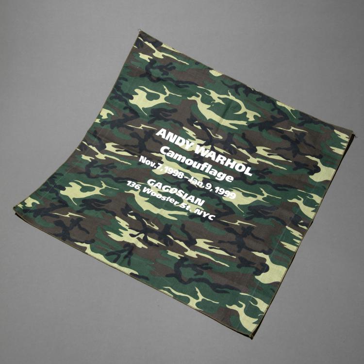 Hauptbild zu Objekt, Einladung Camouflage Ausstellung, 1999, Andy Warhol, K-17 290