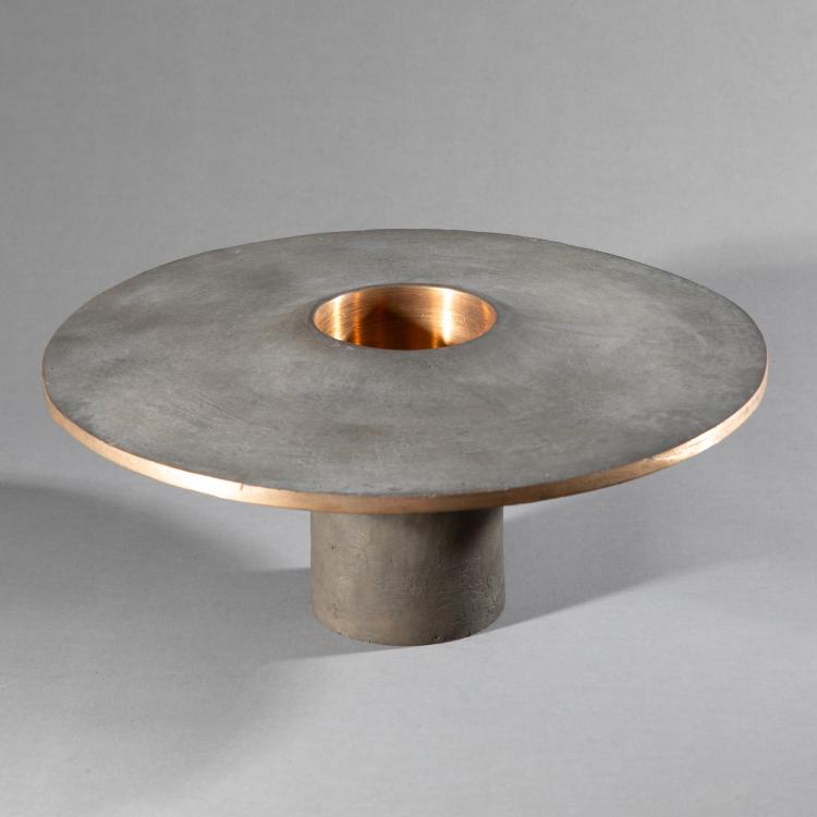 Hauptbild zu Objekt, Limitierte Bronzevase CAP 53B, Angelo Mangiarotti, Agapecasa, Mantova, K-17 507