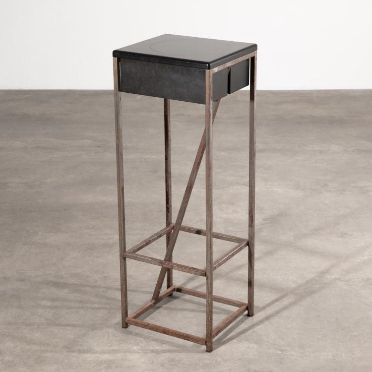 Hauptbild zu Objekt, Barhocker, Einzelanfertigung f&uuml;r die Galerie Sch&uuml;ppenhauer,  Pentagon, Pentagon, K-17 593