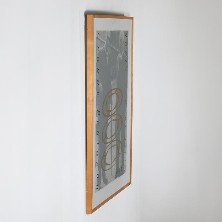 Bild 4 zu Objekt, Ausstellungsposter 'Griff in den Staub', 1988, Pentagon, Gruppe, K&ouml;n, K-17 587