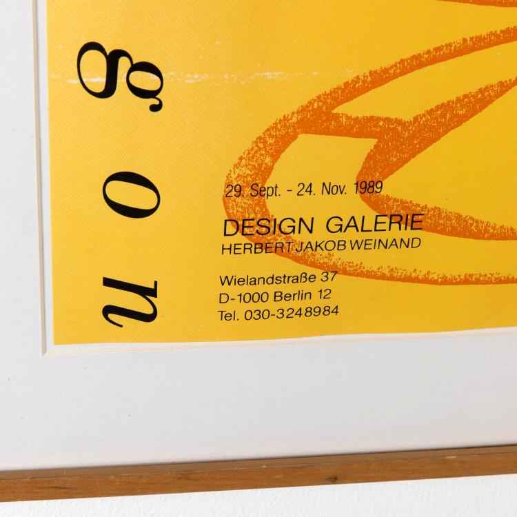 Bild 2 zu Objekt, Ausstellungsposter 'Griff in den Staub', 1989, Pentagon, Gruppe, K&ouml;n, K-17 588