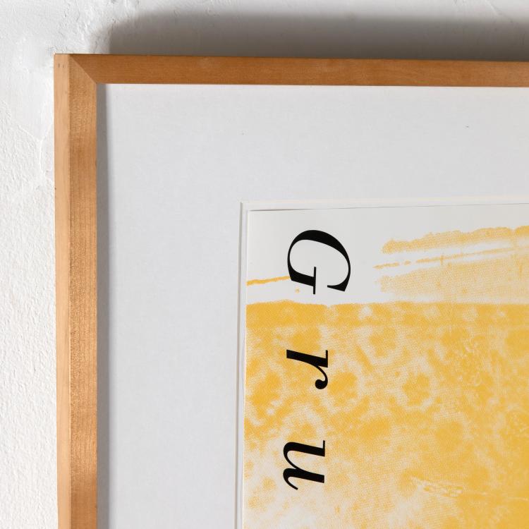 Bild 3 zu Objekt, Ausstellungsposter 'Griff in den Staub', 1989, Pentagon, Gruppe, K&ouml;n, K-17 588