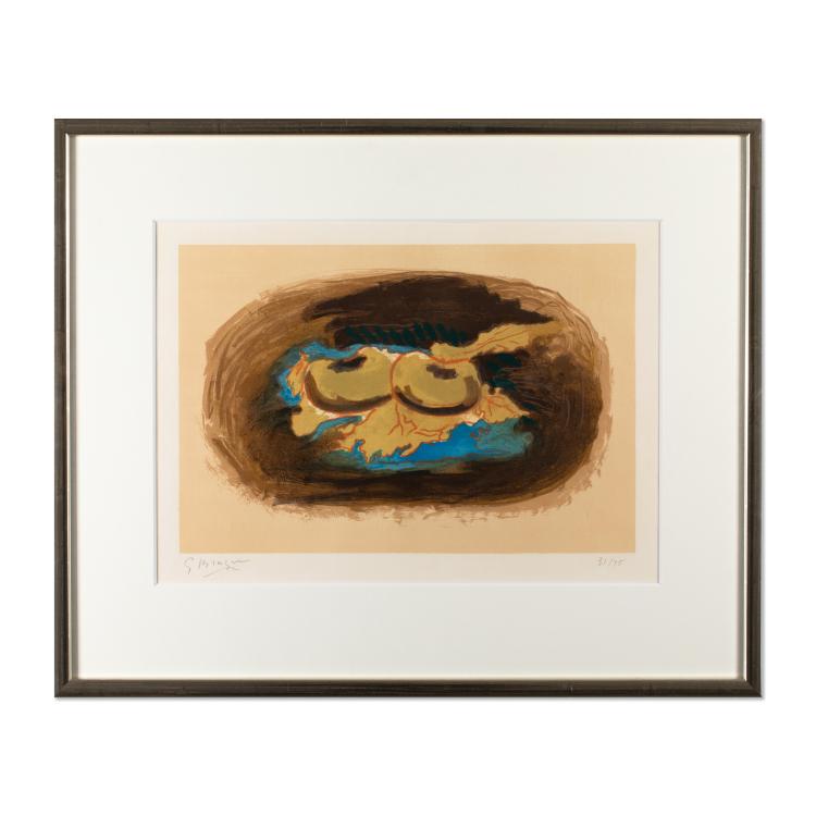 Bild 1 zu Objekt, 'Pommes et feuilles', 1958, Georges Braque, K-17 259