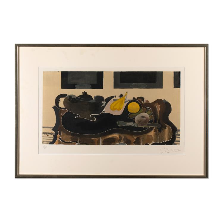 Bild 1 zu Objekt, 'Th&eacute;ir&egrave;re et Fruits', circa 1950, Georges Braque, K-17 258