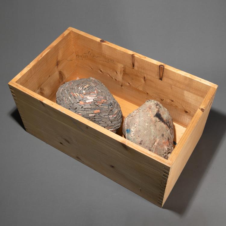 Hauptbild zu Objekt, 'Zwei Felsen', 1993, Thomas Virnich, K-17 245