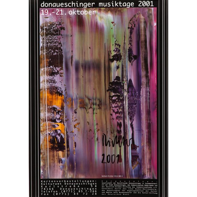 Bild 1 zu Objekt, Konvolut von 4 Plakaten, 2001-2011, Andreas Gursky,Gerhard Richter,Rosemarie Trockel,David Lynch, K-17 337