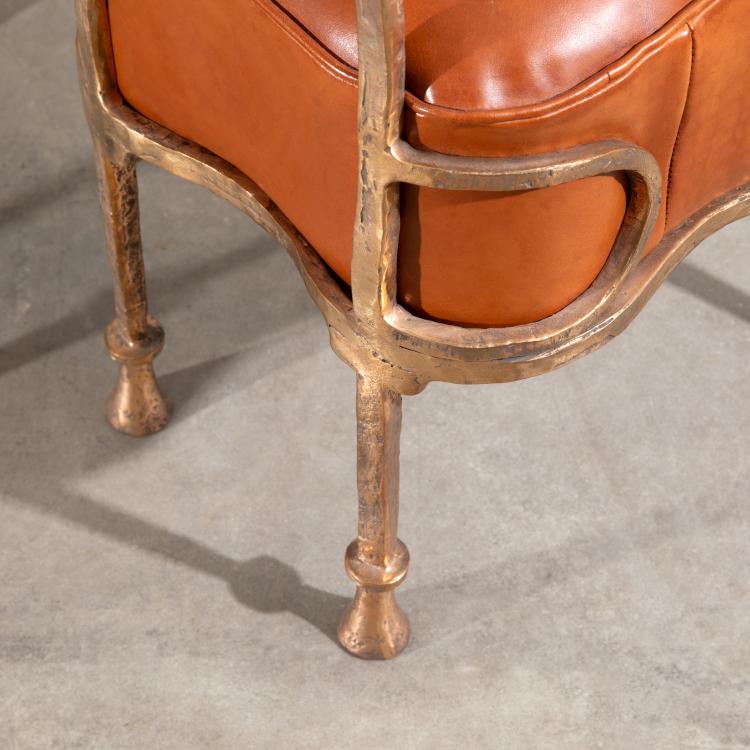 Bild 5 zu Objekt, 2 niedrige St&uuml;hle / Chauffeuses Modell Osselet, Eric Schmitt, Studio Eric Schmitt, 