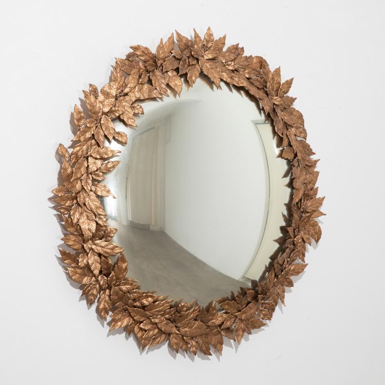 Hauptbild zu Objekt, Limitierter Wandspiegel Modell 1000 Leaves, Jacques Goldstein, K-17 668