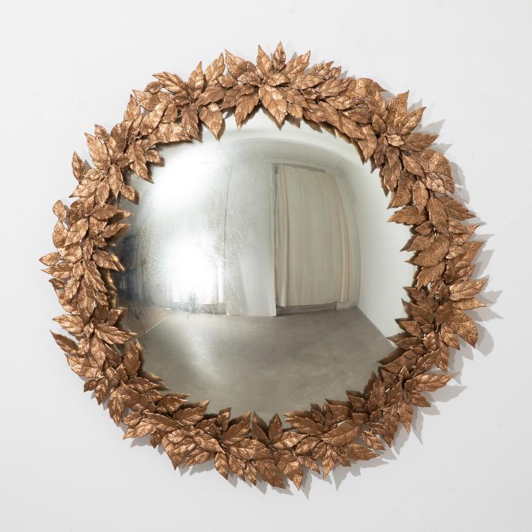 Bild 1 zu Objekt, Limitierter Wandspiegel Modell 1000 Leaves, Jacques Goldstein, K-17 668