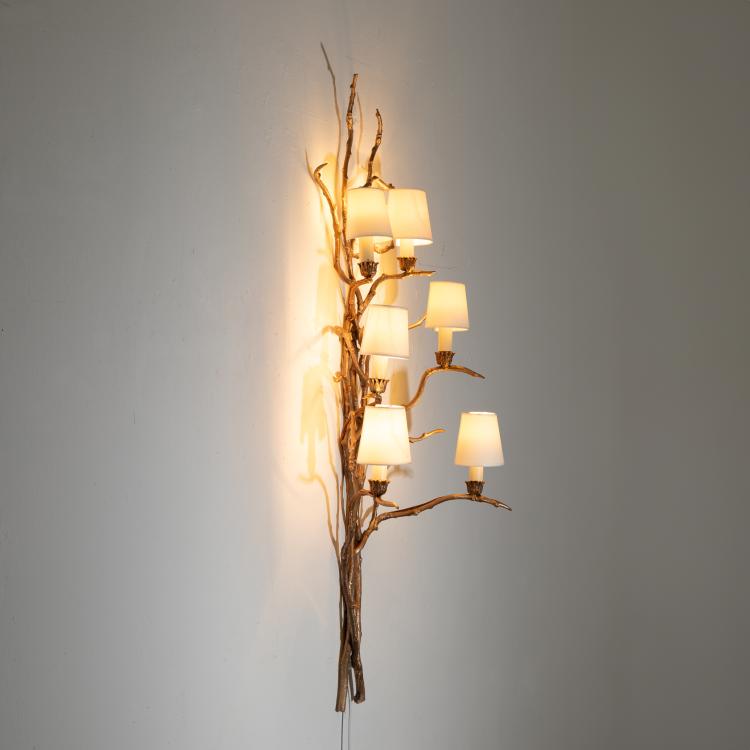 Bild 1 zu Objekt, Florale Wandleuchte, Jacques Goldstein, K-17 669