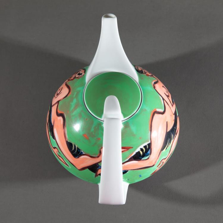 Bild 2 zu Objekt, Teekanne aus TAC-Serie Dekor Giftschlange, Rosenthal, Selb, K-17 611
