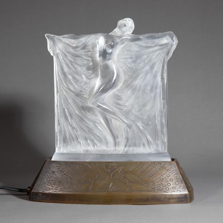 Bild 1 zu Objekt, Tischleuchte 'Suzanne', Ren&eacute; Lalique, Lalique, Wingen-sur-Moder, K-17 60