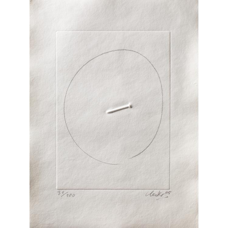 Hauptbild zu Objekt, Ohne Titel, 2005, G&uuml;nther Uecker, K-17 292