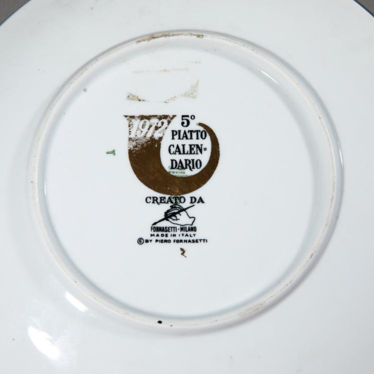 Bild 4 zu Objekt, Jahresteller 1972, Fornasetti, K-17 539