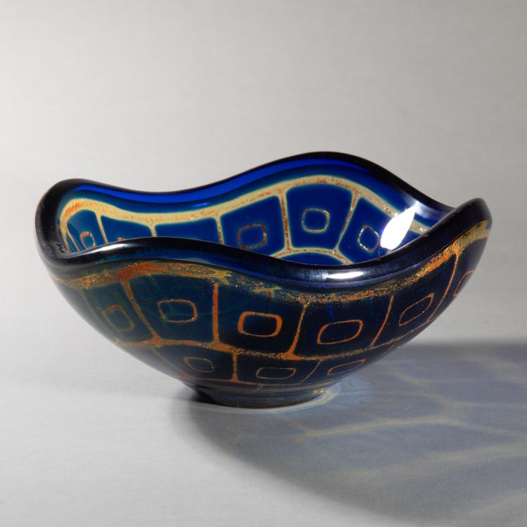 Hauptbild zu Objekt, Schale Modell Ravenna, Sven Palmqvist, Orrefors Glasbruk, K-17 172