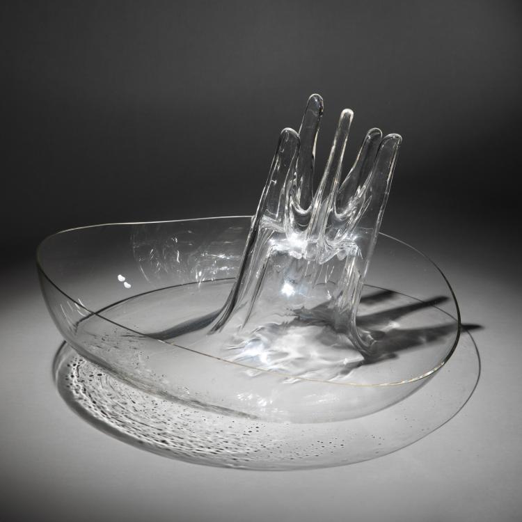 Hauptbild zu Objekt, Large bowl, model Vulcano, Toni Zuccheri, VeArt, Murano, K-17 180