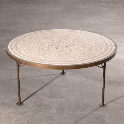 Round Mosaic Coffee Table