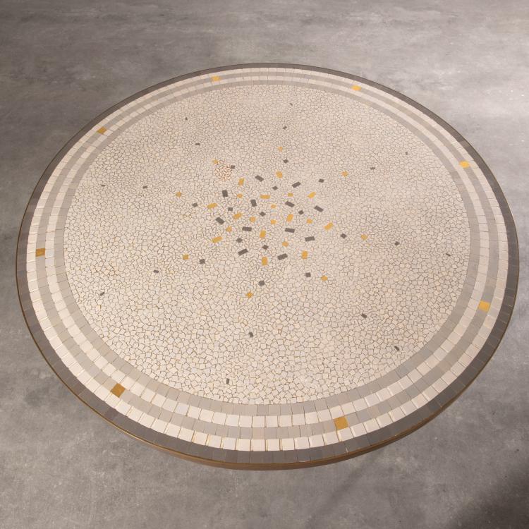 Bild 1 zu Objekt, Round Mosaic Coffee Table, Berthold M&uuml;ller, K-17 384