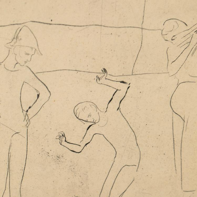Bild 4 zu Objekt, 'Les Saltimbanques', 1905, Pablo Picasso, K-17 251