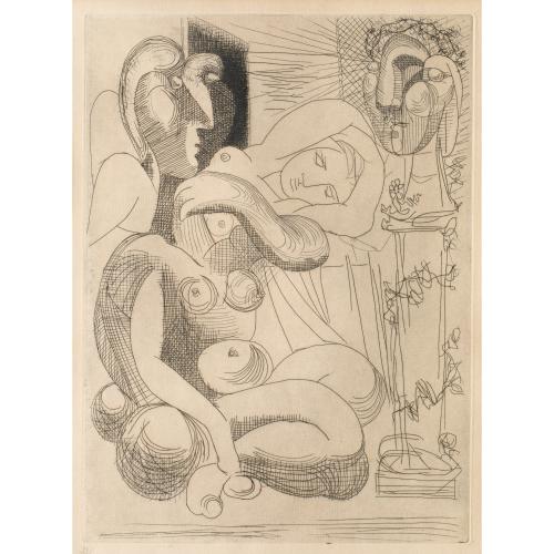 'Dormeuse et Sculptures', 1933