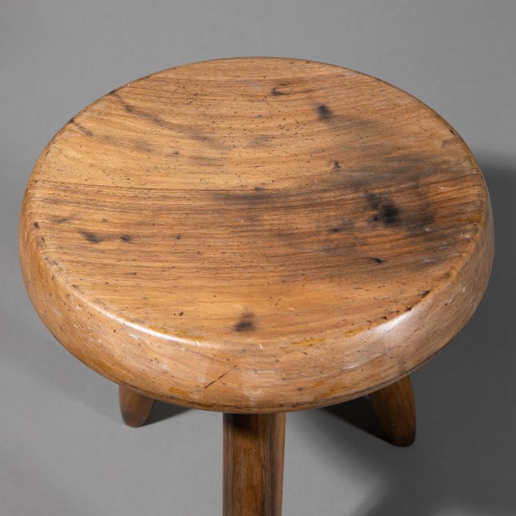 Bild 1 zu Objekt, Hocker Modell Berger, Charlotte Perriand, K-17 426