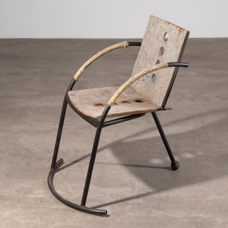 Hauptbild zu Objekt, Limitierter Schaukelstuhl f&uuml;r das Expo 2000 Caf&eacute;, Wolfgang Laubersheimer, K-17 594
