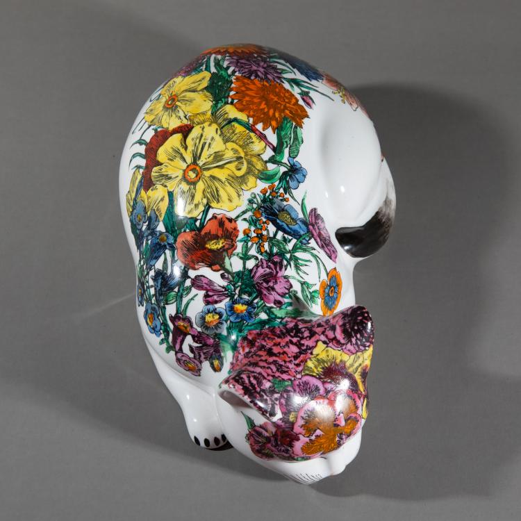 Bild 2 zu Objekt, Katze 'Gatto accovacciati fiorato', Piero Fornasetti, Fornasetti, K-17 514