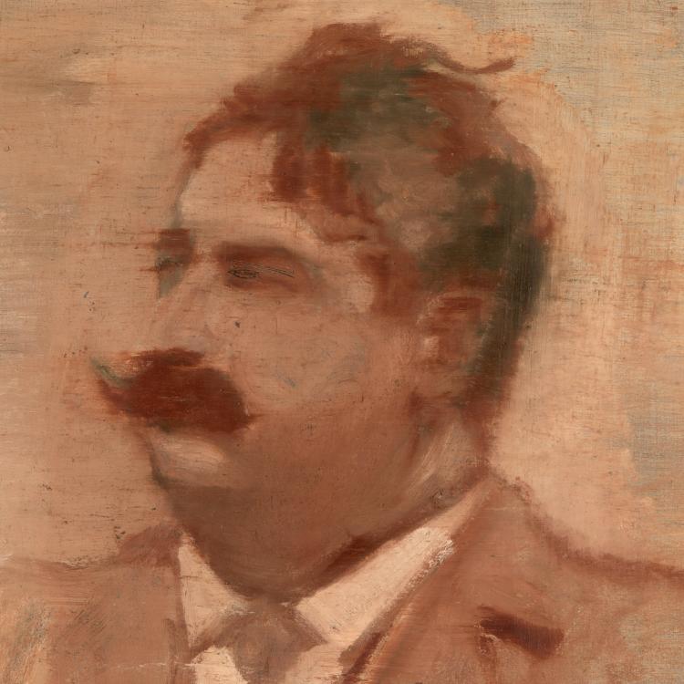 Bild 2 zu Objekt, 'Bildnis Ruggero Leoncavallo', 1995, K-17 334