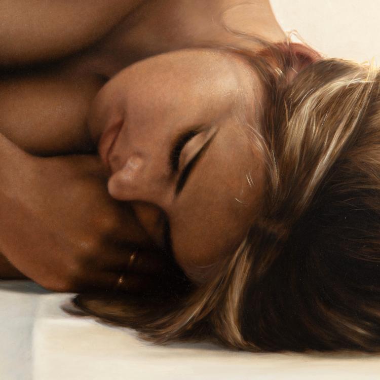 Bild 2 zu Objekt, Gro&szlig;er liegender Akt, 1991, K-17 332