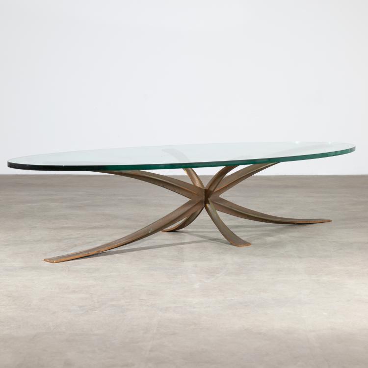 Hauptbild zu Objekt, Ovaler Coffee Table, Michel Mangematin, K-17 449