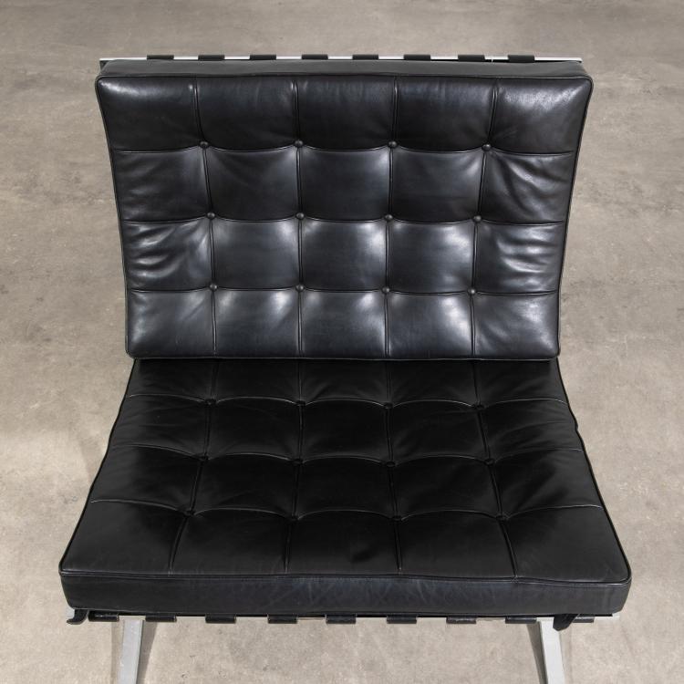 Bild 1 zu Objekt, Lounge chair model Barcelona, Ludwig Mies van der Rohe, Knoll International, K-17 363