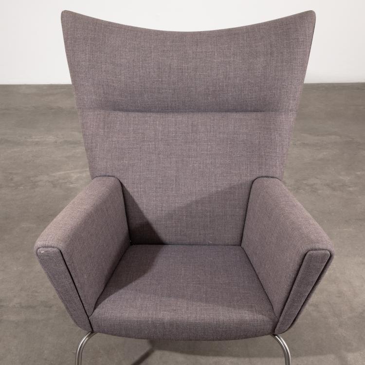 Bild 1 zu Objekt, Lounge Sessel Modell CH 445  Wing Chair + Ottomane, Hans J. Wegner, Carl Hansen, K-17 469