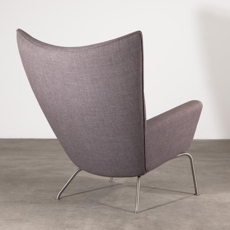 Bild 2 zu Objekt, Lounge Sessel Modell CH 445  Wing Chair + Ottomane, Hans J. Wegner, Carl Hansen, K-17 469