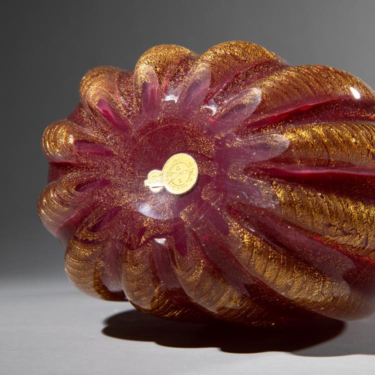 Bild 5 zu Objekt, Vase Modell Cordonato oro, Ercole Barovier, Barovier & Toso, Murano, K-17 163