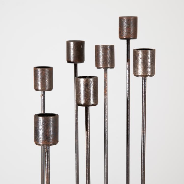 Bild 2 zu Objekt, Gro&szlig;es Kinetisches Kerzenleuchter-Objekt Modell Attrappe-Feux, Daniel Grobet, Daniel Grobet, K-17 581