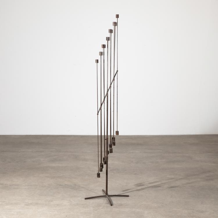 Bild 4 zu Objekt, Gro&szlig;es Kinetisches Kerzenleuchter-Objekt Modell Attrappe-Feux, Daniel Grobet, Daniel Grobet, K-17 581