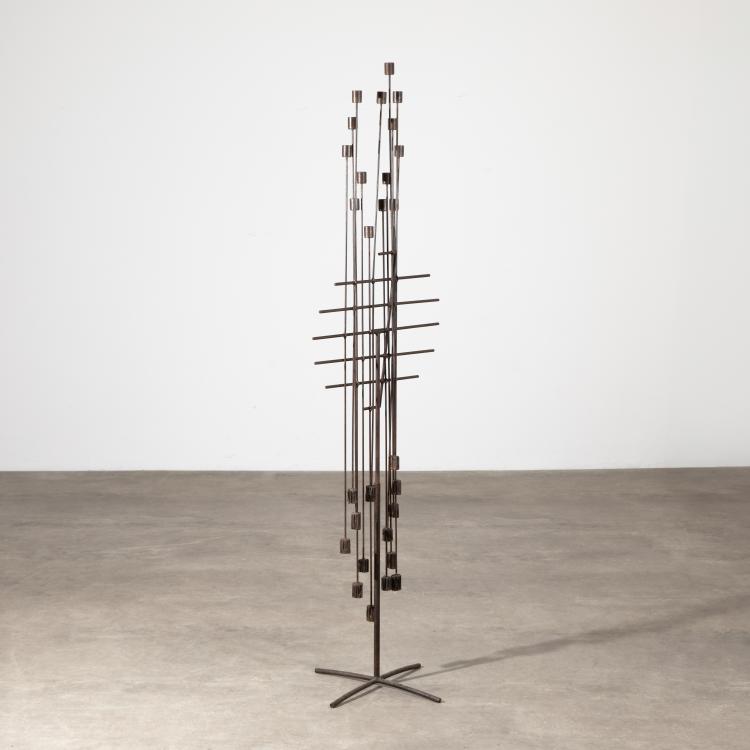 Bild 5 zu Objekt, Gro&szlig;es Kinetisches Kerzenleuchter-Objekt Modell Attrappe-Feux, Daniel Grobet, Daniel Grobet, K-17 581