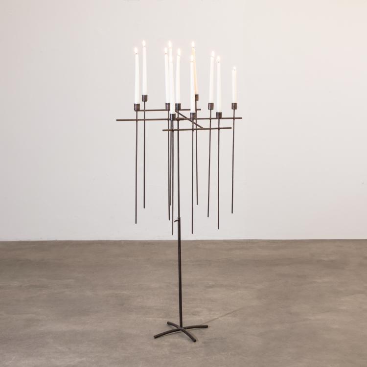 Hauptbild zu Objekt, Kinetisches Kerzenleuchter-Objekt Modell Attrappe-Feux, Daniel Grobet, Daniel Grobet, K-17 582